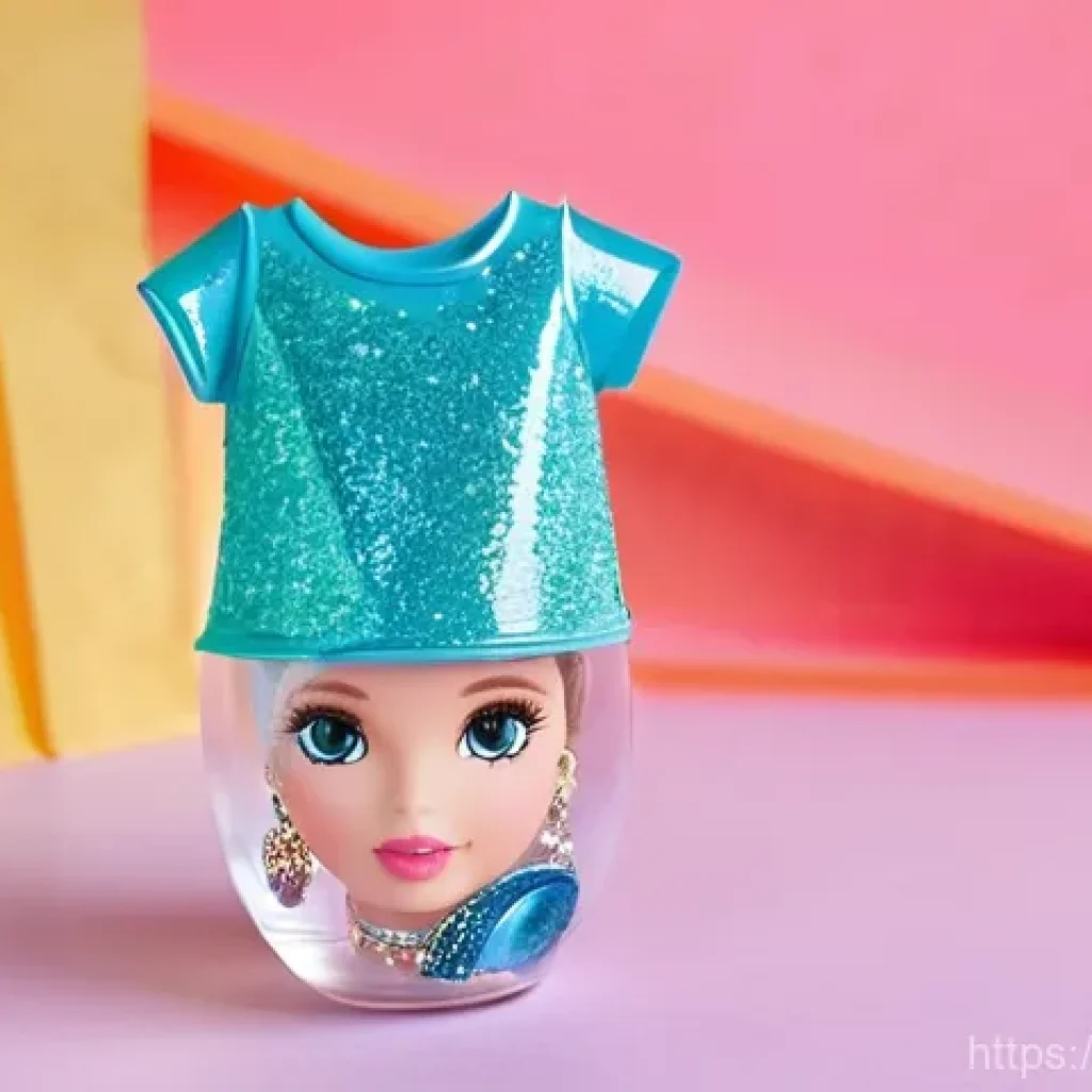 LOL 서프라이즈의 애호가 인터뷰 - **Unboxing the Glamorous Surprise:** A close-up shot of a young Italian girl, approximately 8 years ...