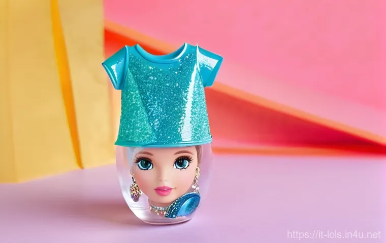 LOL 서프라이즈의 애호가 인터뷰 - **Unboxing the Glamorous Surprise:** A close-up shot of a young Italian girl, approximately 8 years ...
