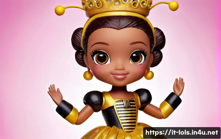 LOL 서프라이즈의 글로벌 시장 인기 - **Prompt for an Original LOL Surprise Doll (Ultra Rare - Queen Bee):**
    "A vibrant, close-up imag...