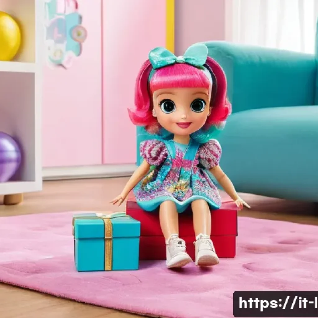 LOL 서프라이즈의 소비자 경험을 활용한 브랜드 확장 - **L.O.L. Surprise! Unboxing Joy**
A happy young girl, around 6-8 years old, with a wide, joyful ...