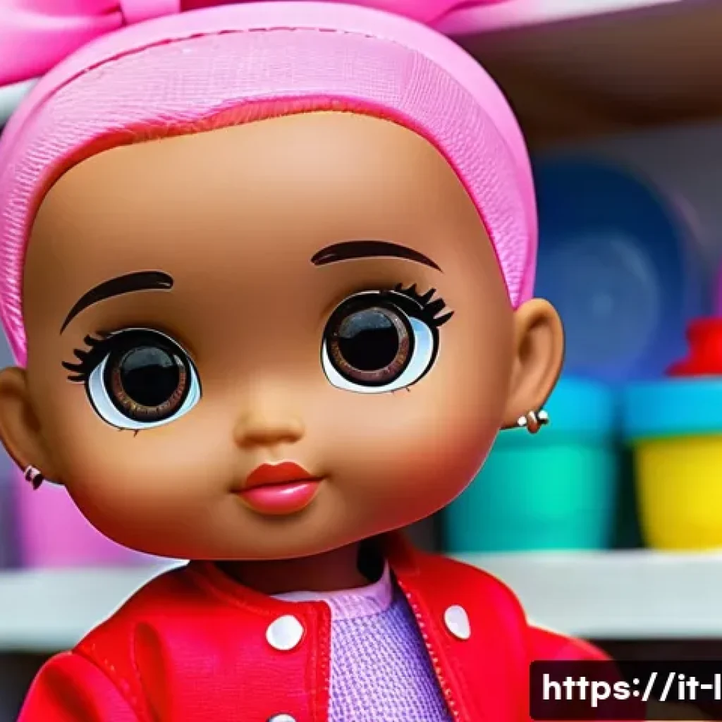 LOL 서프라이즈의 정품 가품 판별법 - A close-up image of an original LOL Surprise doll held in hand, showcasing smooth, durable plastic w...