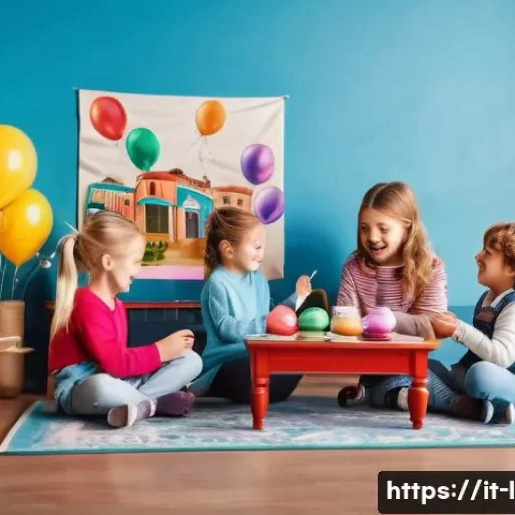 LOL 서프라이즈의 글로벌 마케팅 캠페인 - A vibrant and playful scene of children unboxing LOL Surprise dolls in a bright Italian living room ...