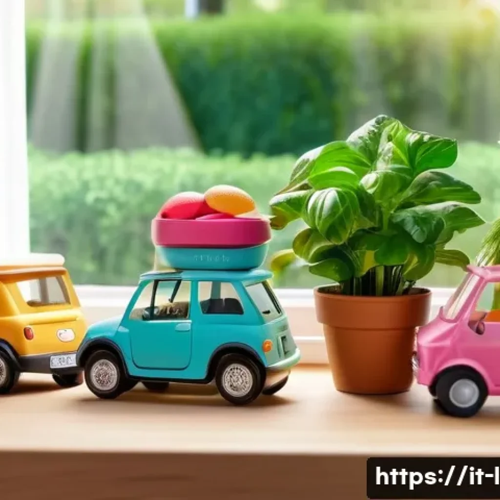 LOL 서프라이즈의 환경 친화적 측면 - A vibrant scene showcasing eco-friendly LOL Surprise toys made from recycled and bioplastic material...