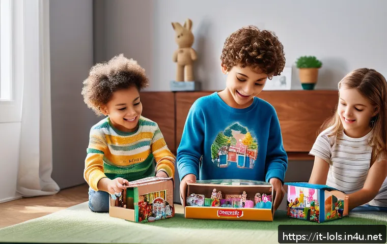 LOL 서프라이즈의 글로벌 출시 전략 분석 - A vibrant, detailed scene of Italian children joyfully unboxing LOL Surprise dolls in a cozy living ...