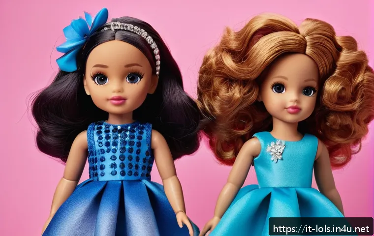 LOL 서프라이즈 비하인드 스토리 - A vibrant and detailed scene featuring LOL Surprise! O.M.G. dolls dressed in fashionable, intricatel...