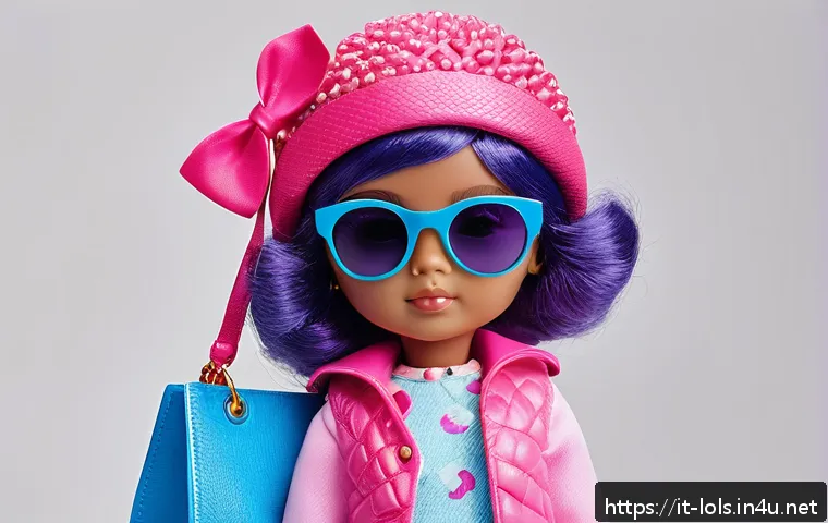 LOL 서프라이즈 장난감의 교체 가능 부품 - A stylish customizable doll dressed in colorful clothing with interchangeable accessories including ...