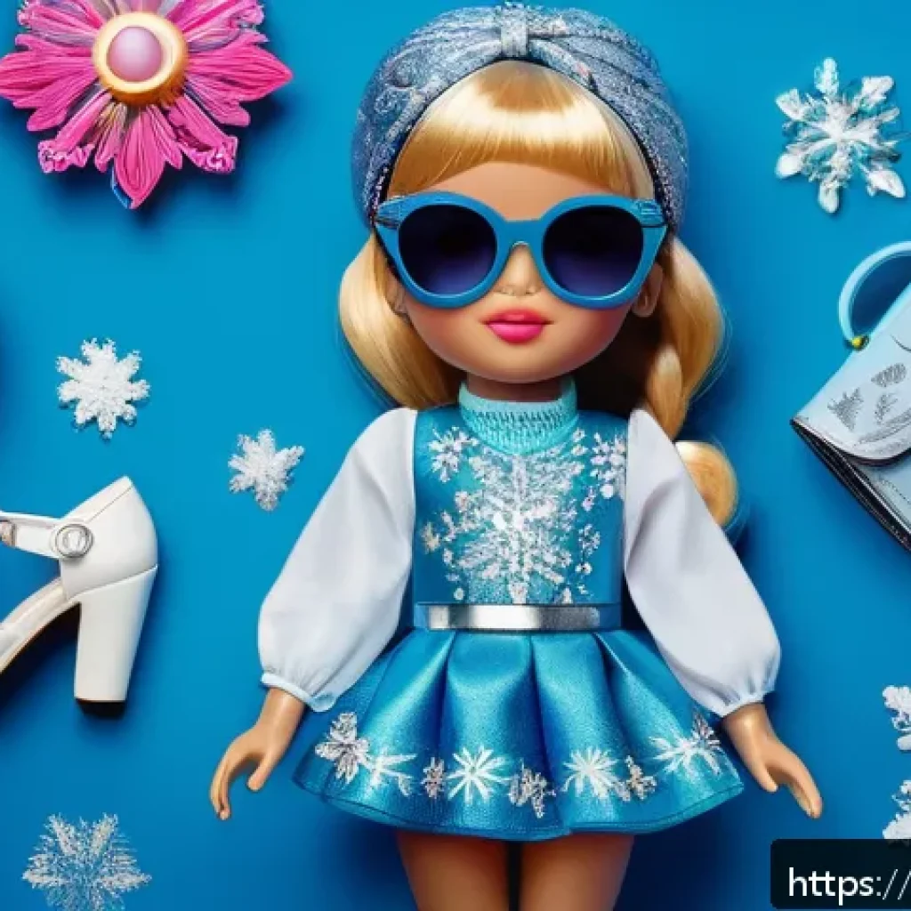 LOL 서프라이즈의 신규 라인업 출시 일정 - A vibrant and detailed scene featuring a LOL Surprise doll dressed in a modernized traditional outfi...