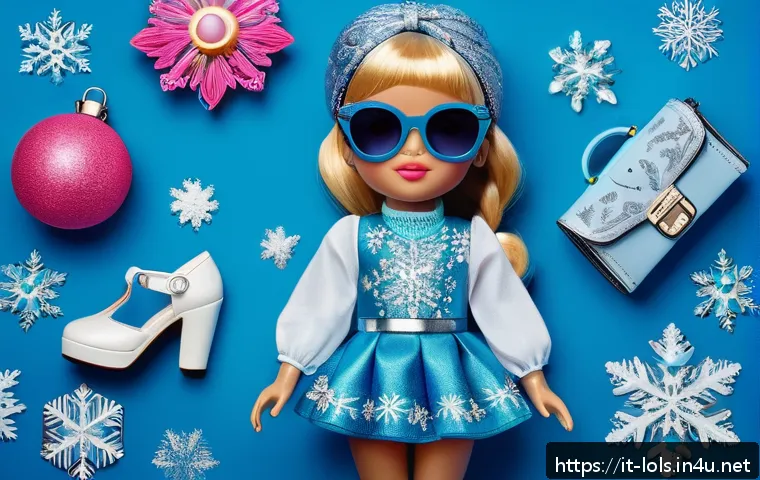 LOL 서프라이즈의 신규 라인업 출시 일정 - A vibrant and detailed scene featuring a LOL Surprise doll dressed in a modernized traditional outfi...
