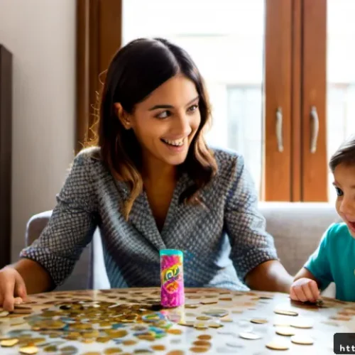 LOL 서프라이즈의 팬덤 문화와 소비자 반응 - Photorealistic candid scene in a bright Italian family living room in Milan, excited children and a ...