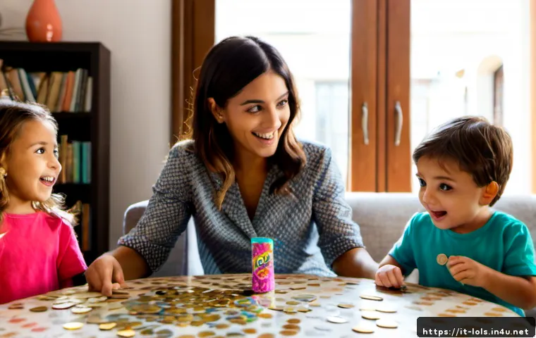 LOL 서프라이즈의 팬덤 문화와 소비자 반응 - Photorealistic candid scene in a bright Italian family living room in Milan, excited children and a ...